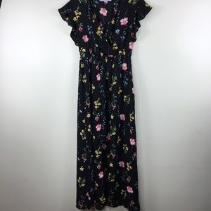 Emma & Michelle Knee Length Dress Tie Back Small